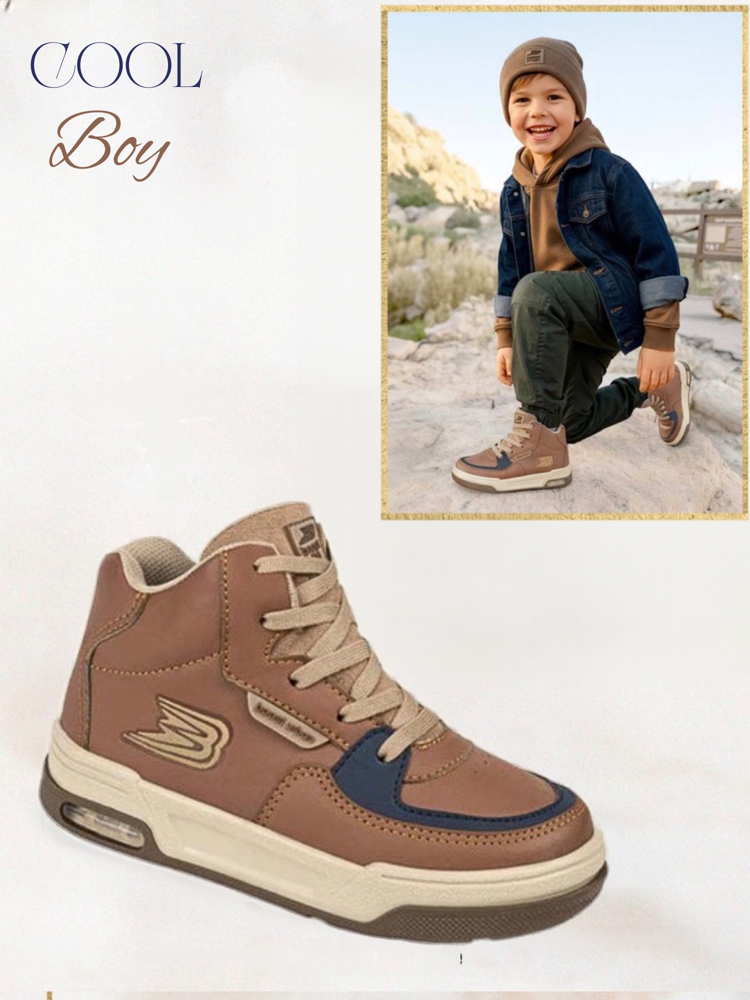 Tenis casual urbano bota